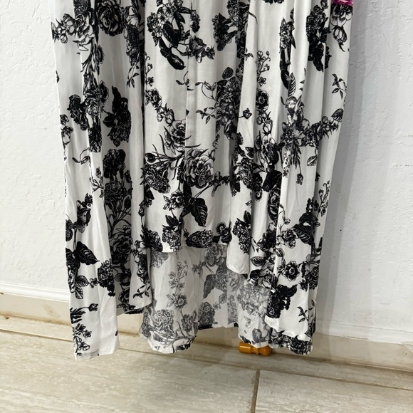 MSK Multi Floral Patchwork Style Maxi Tank Smock Back Dress XL NWT - Picture 11 of 11